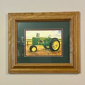 John Deer Tractor Framed Print